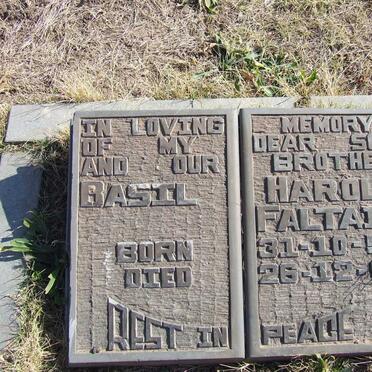 FALTAIN Basil Harold 1952-1965