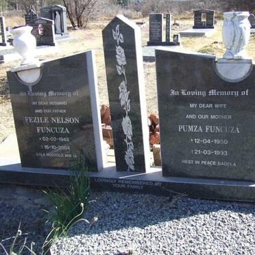 FUNCUZA Fezile Nelson 1948-2004 &amp; Pumza 1950-1993