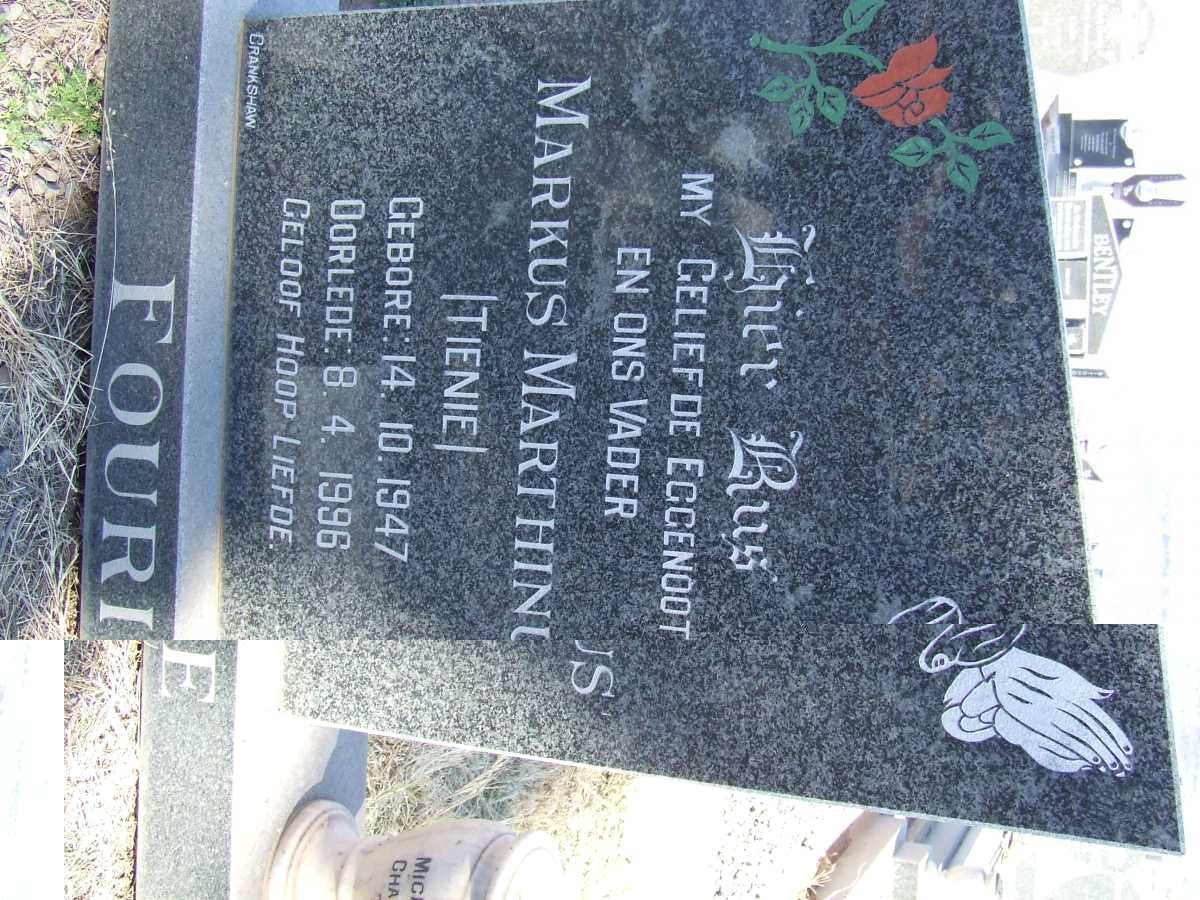 FOURIE Markus Marthinus 1947-1996