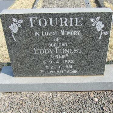 FOURIE Eddy Ernest 1933-1991