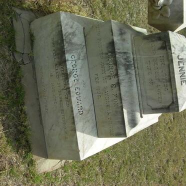 FOX  Jennie -1895 :: FOX George Edward -1892