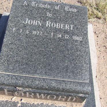 FORWARD John Robert 1927-1980