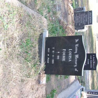 FOURIE Louisa 1910-1965