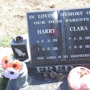 FRED Harry 1918-2006 &amp; Clara 1920-1993