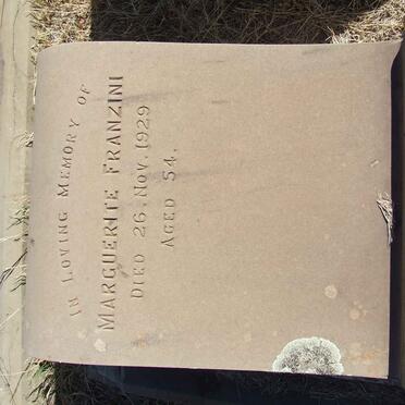 FRANZINI Marguerite -1929