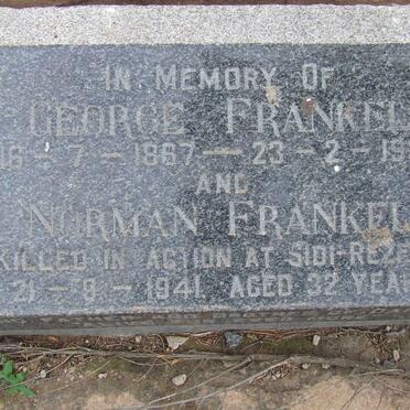 FRANKEL George 1867-1934 :: FRANKEL Norman -1941