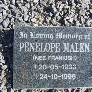 MALEN Penelope nee FRANKISH 1933-1998