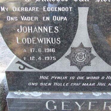 GEYER Johannes Lodewikus 1916-1975