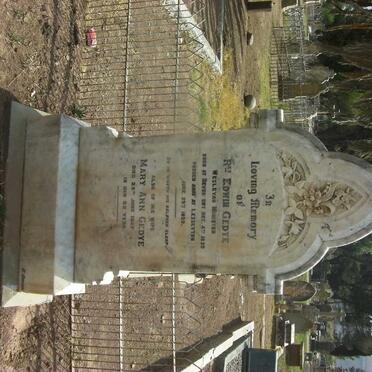 GEDYE Edwin 1835-1899 &amp; Mary Ann -1927
