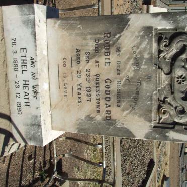 GODDARD Robbie -1927 &amp; Ethel HEATH 1898-1990
