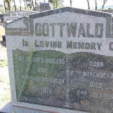 GOTTWALD Harry 1899-1957