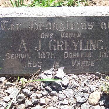 GREYLING A.J. 1871-1935