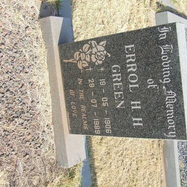 GREEN Errol H.H. 1906-1989