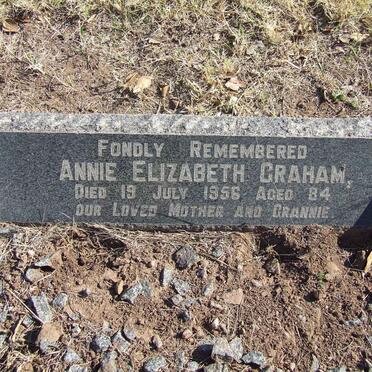 GRAHAM Annie Elizabeth -1956