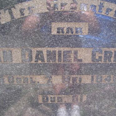 GREEFF Jan Daniel -1948