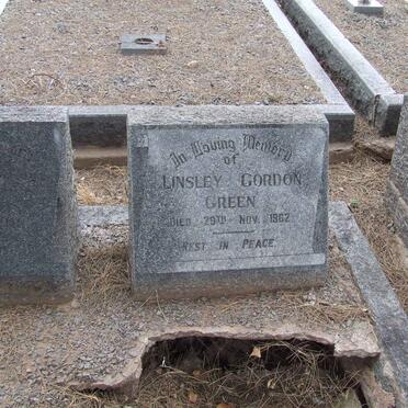 GREEN Linsley Gordon -1962