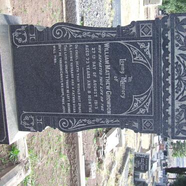 GROWDON William Matthew -1913