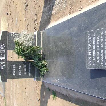 HEERDEN Joseph Frank, van 1925-2005 :: VAN HEERDEN John Hilton 1959-2007
