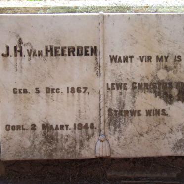 HEERDEN J.H., van 1867-1948