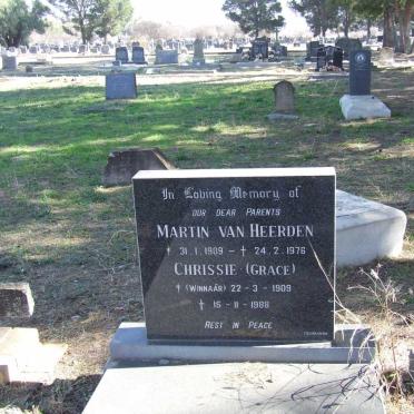 HEERDEN Martin, van 1909-1976 &amp; Chrissie WINNAAR 1909-1988