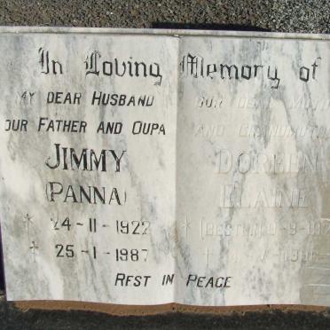 HUGHES Jimmy 1922-1987 &amp; Doreen Elaine BESTER 1927-1996