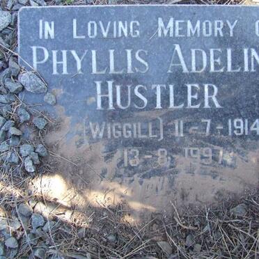 HUSTLER Phyllis Adeline nee WIGGILL 1914-1997