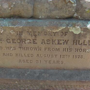 HULL George Askew -1878