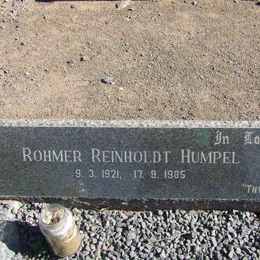 HUMPEL Rohmer Reinholdt 1921-1985 &amp; Eliza Maria 1920-1967