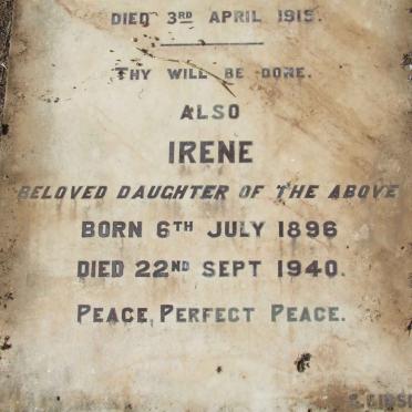 HURLEY Irene 1896-1940