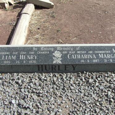 HURLEY William Henry 1885-1976 &amp; Martha Catharina Margaretha 1887-1978