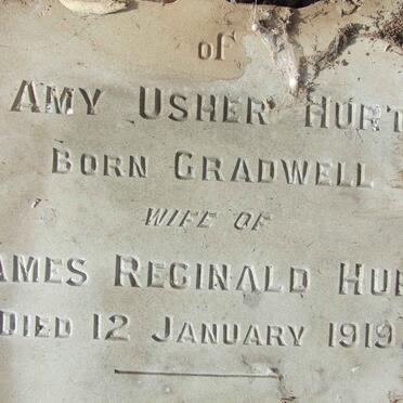 HURT James Reginald -1933 &amp; Amy Usher GRADWELL -1919