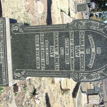 HAY Charles George -1925 &amp; Hannah Amelia 1867-1936