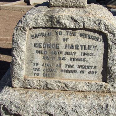HARTLEY George -1943