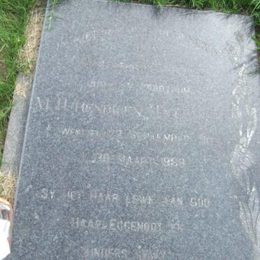 HATTINGH M. H. nee WENTZEL 1901-1989