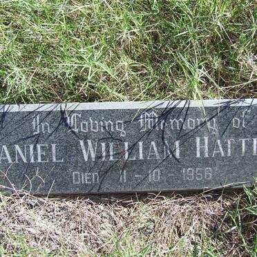 HATTINGH Daniel William -1956