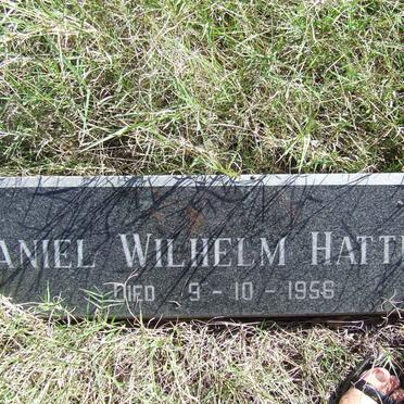HATTINGH Daniel Wilhelm -1956 
