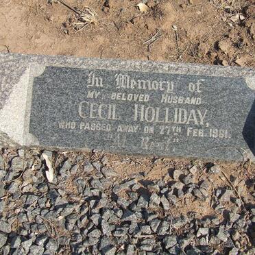 HOLLIDAY Cecil -1961