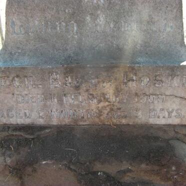 HOSKIN Cecil Baker -1900