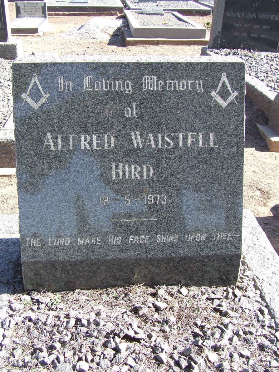 HIRD Alfred Waistell -1973