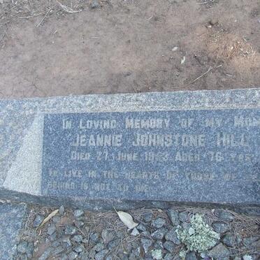 HILL Jeannie Johnstone -1953