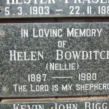 BOWDITCH Helen 1887-1980