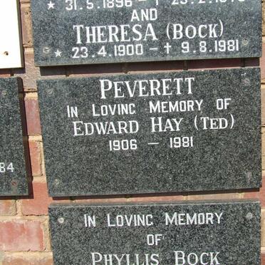 PEVERETT Edward Hay 1906-1981