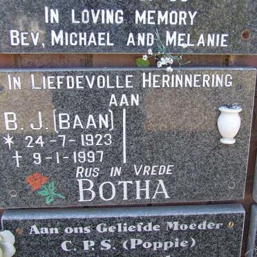 BOTHA B.J. 1923-1997