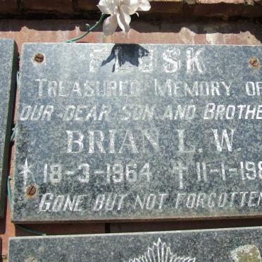FLUSK Brian L.W. 1964-1987