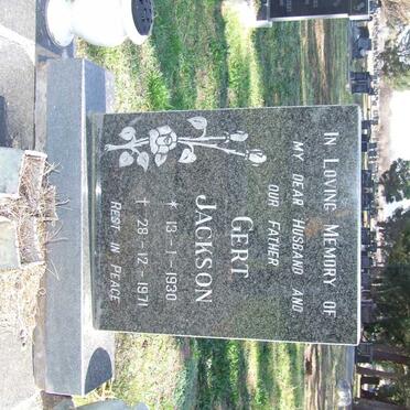JACKSON Gert 1930-1971