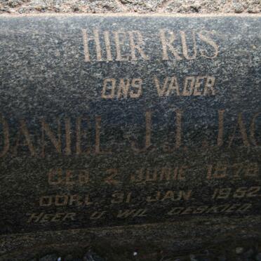 JACOBS Daniel J.J. 1878-1952