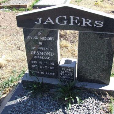 JAGERS Desmond 1956-1993