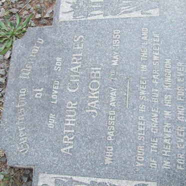 JAKOBI Arthur Charles -1950