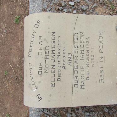 JAMIESON Ellen -1933 :: JAMIESON Maggie -1934