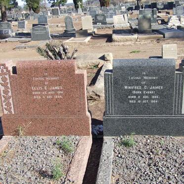 JAMES Ellis E. 1881-1934 &amp; Winifred C. EVANS 1882-1964